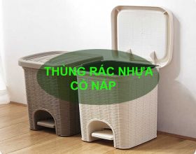 5+ Lợi ích của thùng rác nhựa có nắp – TIPS lựa chọn thùng rác  