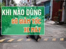 [Giải đáp] Khi nào dùng gờ giảm tốc xe máy??