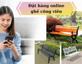 Kinh nghiệm chọn mua và đặt hàng online ghế công viên