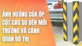 Ảnh hưởng của ốp cột cao su đến môi trường và cảnh quan đô thị