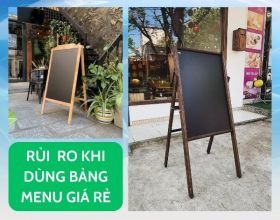 [CẢNH BÁO] 5++ Rủi ro khi dùng bảng menu giá rẻ bạn đã biết?