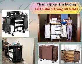 Muốn thanh lý xe đẩy làm buồng khách sạn được giá, ghi nhớ 6 điều sau