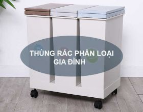 [BẬT MÍ] Kinh nghiệm chọn mua thùng rác phân loại cho gia đình