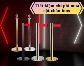 Bí quyết giúp nhà đầu tư tiết kiệm 1/3 số tiền khi mua cột chắn inox