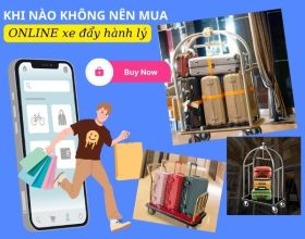 Các trường hợp bạn không nên đặt mua online xe đẩy hành lý