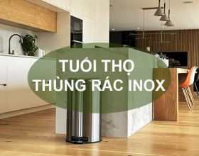 Tuổi thọ của thùng rác inox bao nhiêu năm?