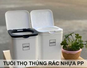 [BẬT MÍ] Tuổi thọ của thùng rác nhựa PP là bao lâu?