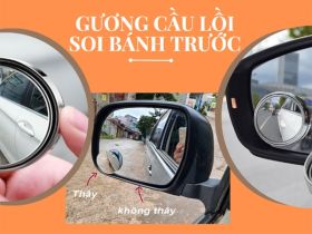 5 Mẫu gương cầu lồi soi bánh trước đảm bảo xế nào cũng cần