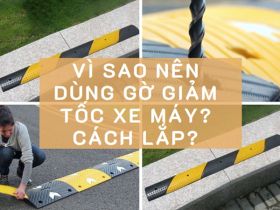 Vì sao nên dùng gờ giảm tốc xe máy? Cách lắp đặt tiêu chuẩn