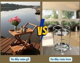 Xe chở rượu bằng gỗ và inox: 5 điểm khác biệt, người mua nên biết