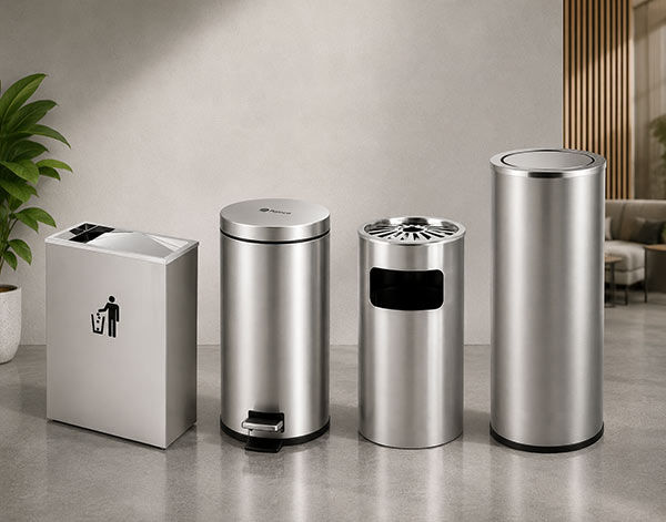 Thùng rác inox là gì? Các loại thùng rác inox phổ biến trên thị trường