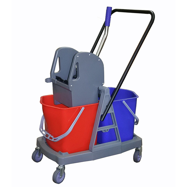 Xe dọn vệ sinh công nghiệp 2 ngăn