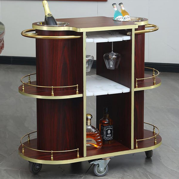xe đẩy phục vụ rượu di động