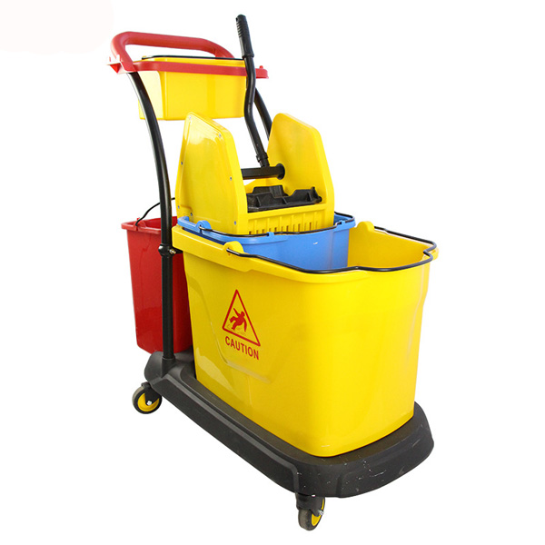 Xe lau dọn vệ sinh nhiều ngăn