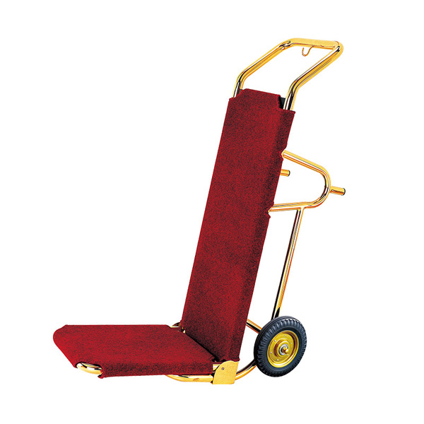 Xe đẩy hành lý khách sạn bằng inox 2 bánh D14-A