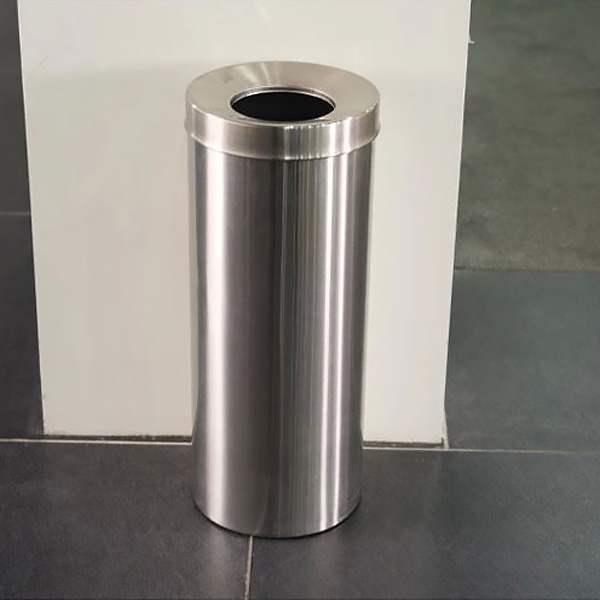 thùng rác inox tròn 