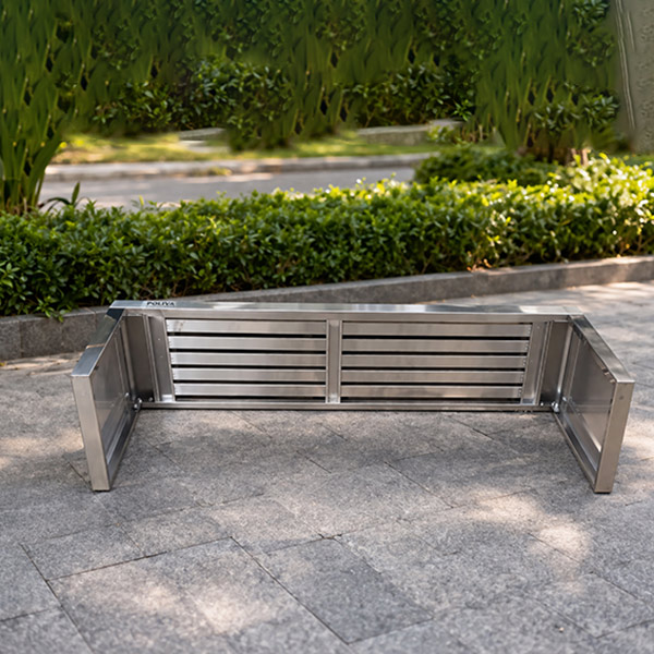 Cấu tạo ghế băng inox không tựa đơn giản