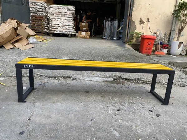 Ghế băng gỗ nhựa không tựa nhiều màu