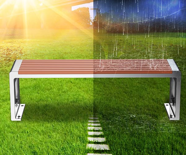 Mẫu ghế băng dài công viên ngoài trời bền bỉ, chịu được thời tiết