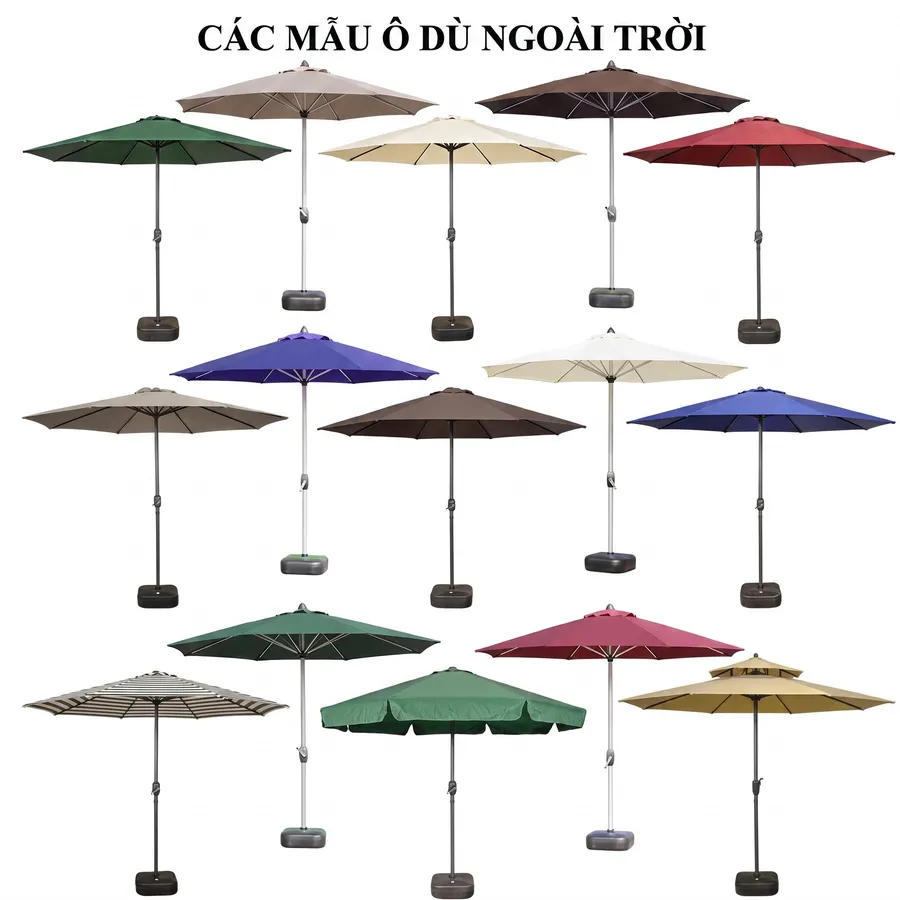 Ô dù ngoài trời che nắng Paloca