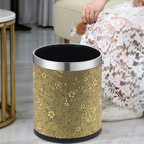 Thùng rác không nắp phù hợp với rác thải khô