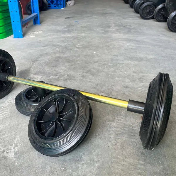Paloca bán trục và bánh xe thùng rác