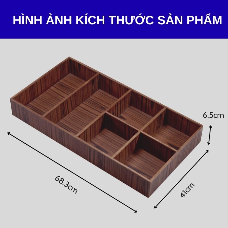 Kích thước khay gỗ đựng đồ tiêu hao khách sạn trên xe làm buồng