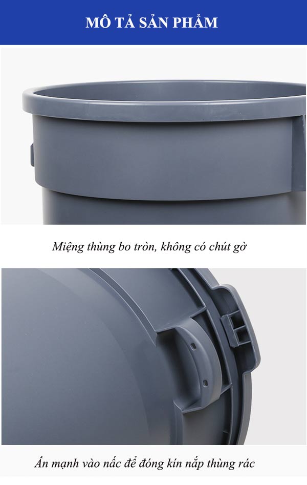 Đặc điểm thùng rác nhựa nhà bếp
