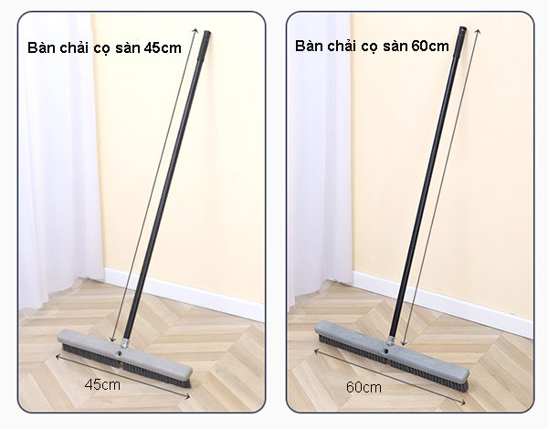Bàn chải cọ sàn có 2 kích thước