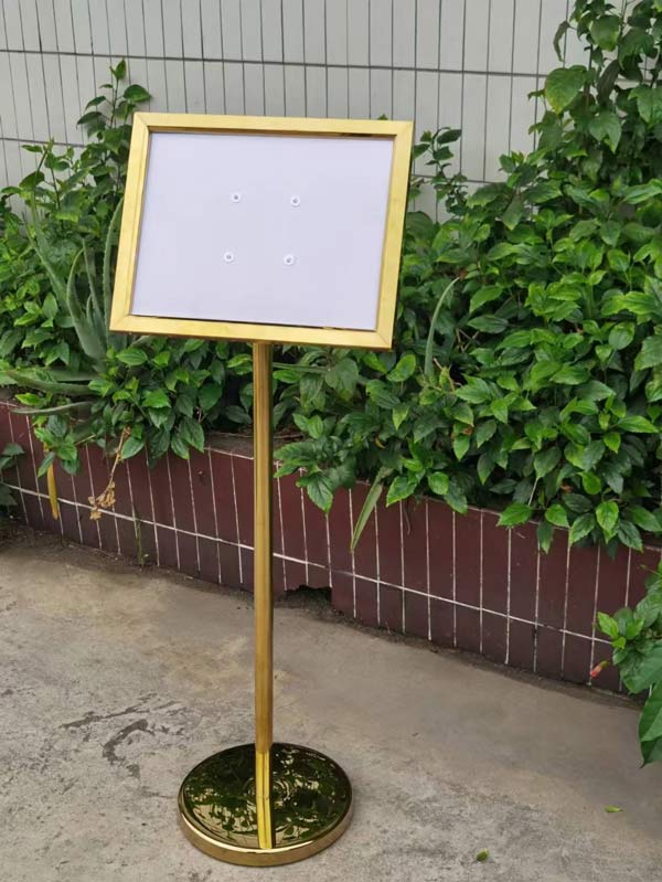 Bảng menu A4 màu vàng đẹp