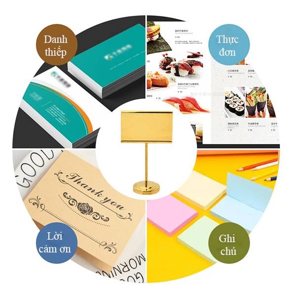 Mẫu bảng thông tin để bàn phục vụ nhiều mục đích dùng