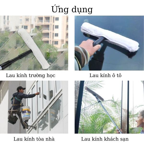Mang đến hiệu quả làm sạch kính cao