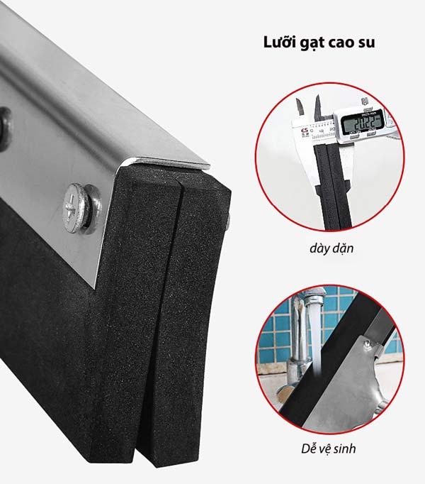 Lưỡi cao su dày, bám sàn