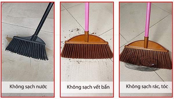 Mang đến hiệu quả làm sạch tốt hơn các chổi quét khác
