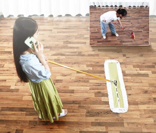 Thiết kế cán cây lau sàn khô