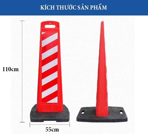 Chi tiết kích thước cọc biển báo giao thông