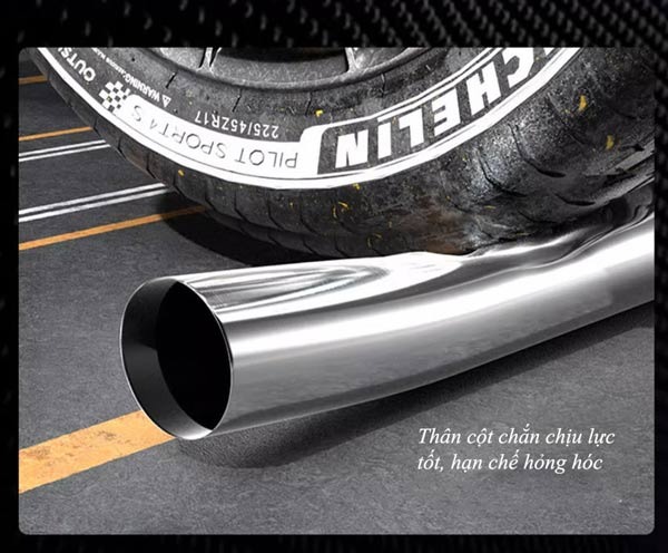 Thân trụ bằng inox cực kỳ bền bỉ