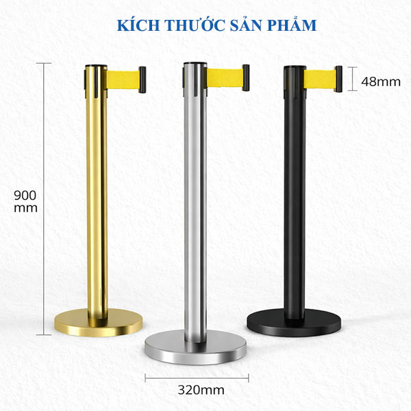 Tham khảo nhanh kích thước trụ chắn phân làn