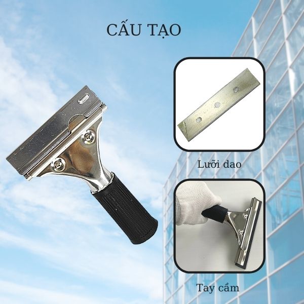 Tham khảo cấu tạo dao cạo bề mặt kính
