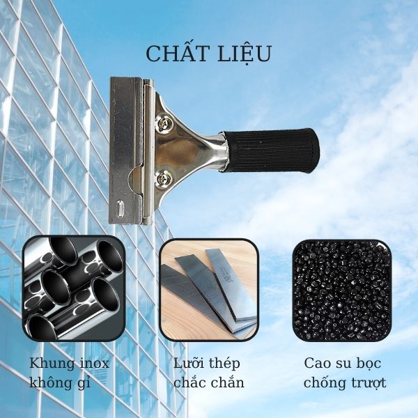 Dao cạo kính được sản xuất từ những chất liệu tốt