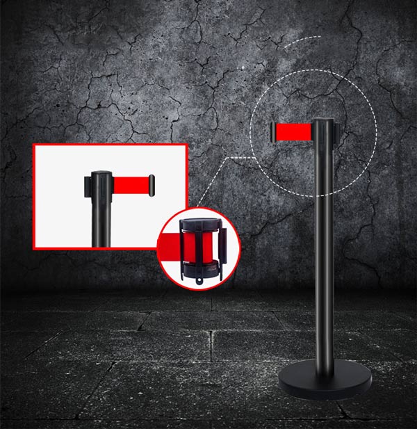 Thao tác lắp vào thân cột chắn khá là dễ dàng