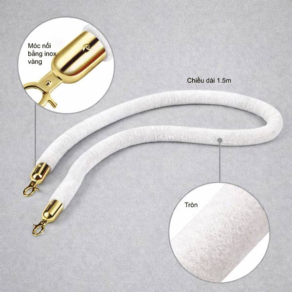 Dây nhung có chiều dài 1.5m