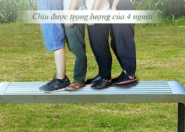 Ghế công viên với khả năng chịu tải trọng lớn