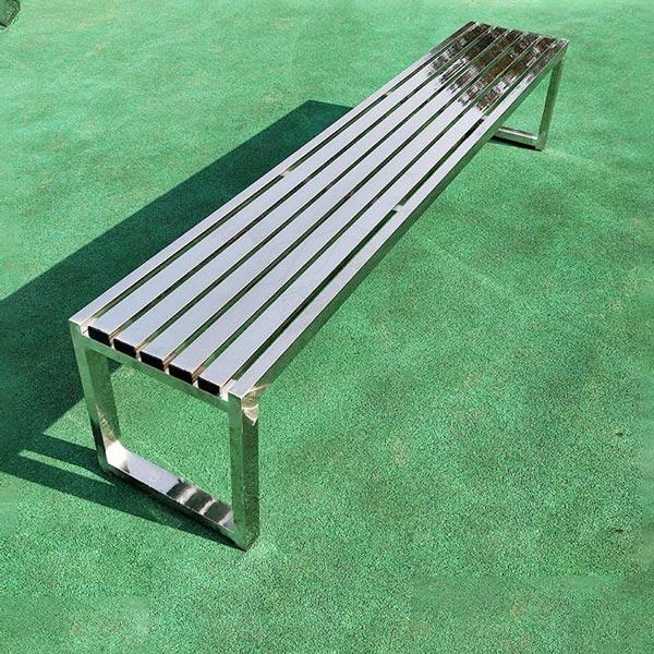 Liên hệ Paloca để mua ghế băng dài không tựa sân vườn bằng inox