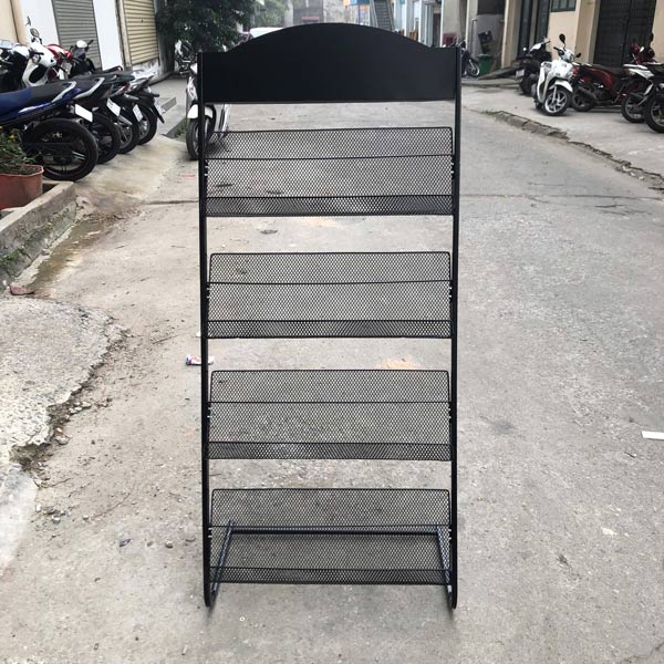 Paloca lắp đặt kệ sách 4 tầng và bàn giao cho khách