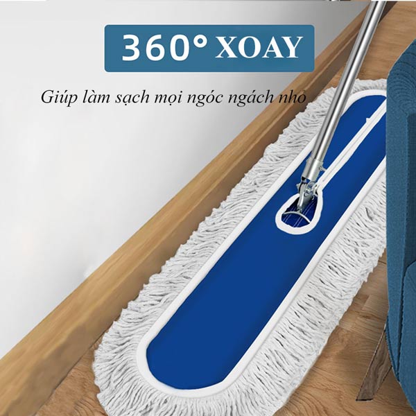 Hỗ trợ làm sạch mọi ngóc ngách sàn nhà