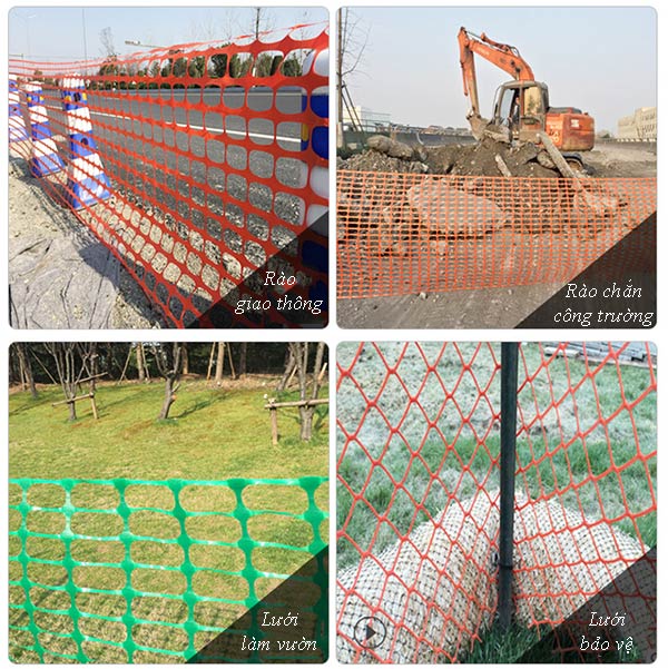 Lưới rào nhựa sử dụng linh hoạt ở nhiều không gian