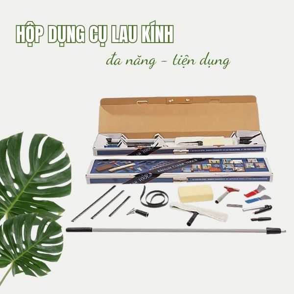 Bộ lau kính đa năng 9 món hấp dẫn