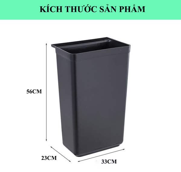 Kích thước của xô đựng thức ăn thừa