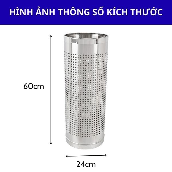 Kích thước sọt inox đựng dù